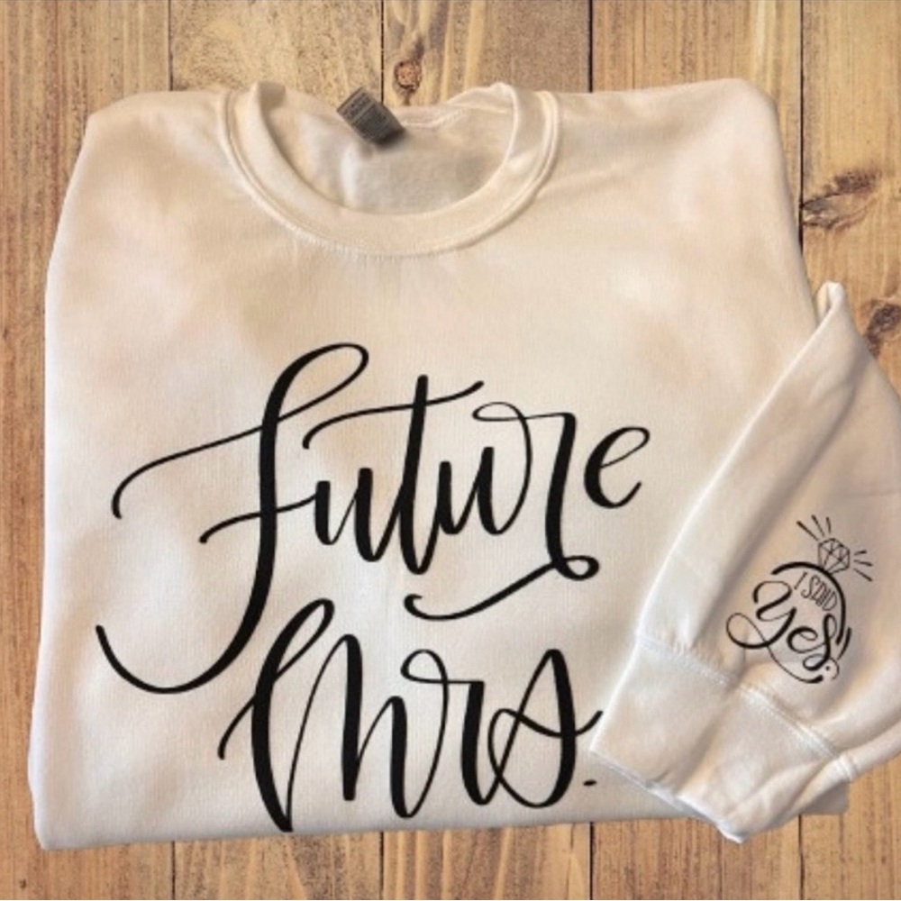 Gildan White 'Future Mrs.' Sweatshirt